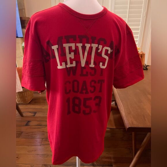 Rare LEVI’S AMERICAN WEST COAST 1853. Men Tee. 3D LOGO . Size L - Picture 1 of 8